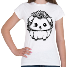 PRINTFASHION Sündisznó  - Női póló - Fehér női póló