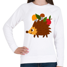 PRINTFASHION Sündisznó  - Női pulóver - Fehér női pulóver, kardigán