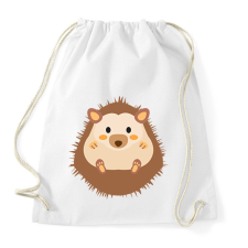 PRINTFASHION Sündisznó  - Sportzsák, Tornazsák - Fehér tornazsák