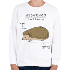 PRINTFASHION Süni anatómia - Gyerek pulóver - Fehér gyerek pulóver, kardigán