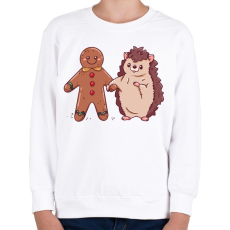 PRINTFASHION Süni és mézeskalács - Gyerek pulóver - Fehér