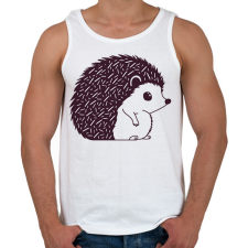 PRINTFASHION Süni - Férfi atléta - Fehér atléta, trikó