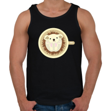 PRINTFASHION süni - Férfi atléta - Fekete atléta, trikó