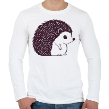 PRINTFASHION Süni - Férfi hosszú ujjú póló - Fehér férfi póló