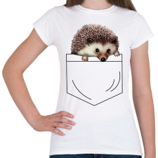 PRINTFASHION Süni zsebben - Női póló - Fehér női póló