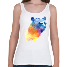 PRINTFASHION Sunny bear - Női atléta - Fehér