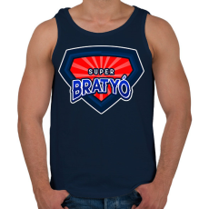 PRINTFASHION SUPER BRATYÓ - Férfi atléta - Sötétkék