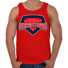 PRINTFASHION SUPER CHRISTMAS 2 - Férfi atléta - Piros