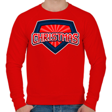 PRINTFASHION SUPER CHRISTMAS 2 - Férfi pulóver - Piros férfi pulóver, kardigán