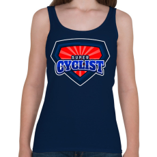 PRINTFASHION Super Kerékpáros - Női atléta - Sötétkék