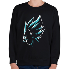 PRINTFASHION Super Saiyan Vegeta - Gyerek pulóver - Fekete gyerek pulóver, kardigán