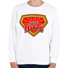PRINTFASHION SUPER TÉLAPÓ - Gyerek pulóver - Fehér