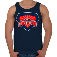 PRINTFASHION SUPER TÚZOLTÓ - Férfi atléta - Sötétkék atléta, trikó