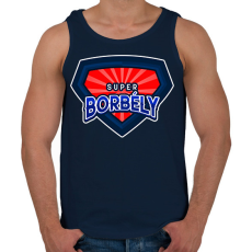 PRINTFASHION SUPERBORBÉLY - Férfi atléta - Sötétkék