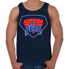 PRINTFASHION SUPERFÉRJ - Férfi atléta - Sötétkék atléta, trikó