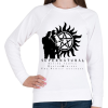 PRINTFASHION supernatural3 - Női pulóver - Fehér