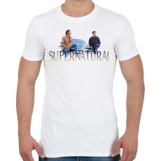 PRINTFASHION Supernatural - Férfi póló - Fehér