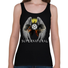 PRINTFASHION Supernatural - Női atléta - Fekete