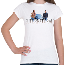 PRINTFASHION Supernatural - Női póló - Fehér
