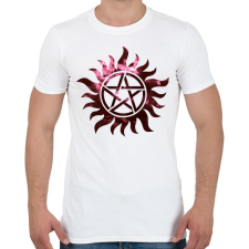 PRINTFASHION Supernatural (Odaát) - Férfi póló - Fehér férfi póló