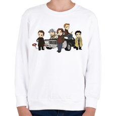 PRINTFASHION Supernatural - Odaát - Gyerek pulóver - Fehér