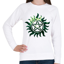 PRINTFASHION Supernatural (Odaát) - Női pulóver - Fehér női pulóver, kardigán