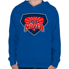 PRINTFASHION SUPERNŐVÉR - Gyerek kapucnis pulóver - Királykék gyerek pulóver, kardigán
