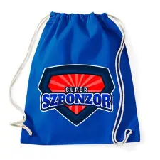 PRINTFASHION SUPERSZPONZOR - Sportzsák, Tornazsák - Bright royal tornazsák