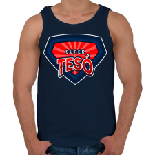 PRINTFASHION SUPERTESO1 - Férfi atléta - Sötétkék atléta, trikó