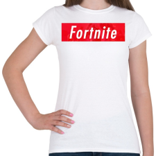 PRINTFASHION Supp' Fortnite - Női póló - Fehér női póló