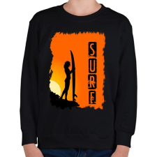 PRINTFASHION SURF2 - Gyerek pulóver - Fekete gyerek pulóver, kardigán