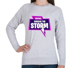 PRINTFASHION Survive the Storm - Női pulóver - Sport szürke női pulóver, kardigán