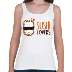 PRINTFASHION Sushi imádók - Női atléta - Fehér