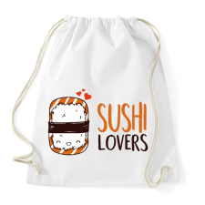 PRINTFASHION Sushi imádók - Sportzsák, Tornazsák - Fehér tornazsák