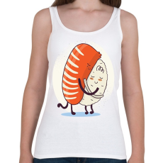 PRINTFASHION Sushi LOVE - Női atléta - Fehér