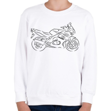 PRINTFASHION suzuki.gs500f - Gyerek pulóver - Fehér gyerek pulóver, kardigán