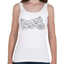 PRINTFASHION suzuki.gs500f - Női atléta - Fehér női trikó