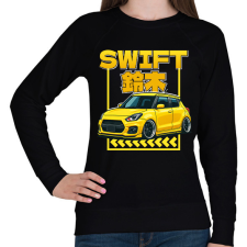 PRINTFASHION Suzuki swift - Női pulóver - Fekete női pulóver, kardigán