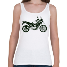 PRINTFASHION suzuki v-strom2 - Női atléta - Fehér női trikó