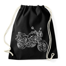 PRINTFASHION sv naked - Sportzsák, Tornazsák - Fekete tornazsák