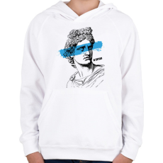 PRINTFASHION Swag 7 - Gyerek kapucnis pulóver - Fehér