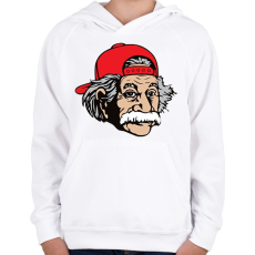 PRINTFASHION Swagstein - Gyerek kapucnis pulóver - Fehér