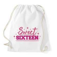 PRINTFASHION Sweet sixteen - Sportzsák, Tornazsák - Fehér tornazsák