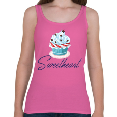 PRINTFASHION Sweetheart - Női atléta - Rózsaszín