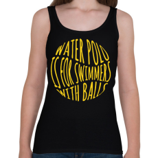 PRINTFASHION Swimmers with balls - Női atléta - Fekete