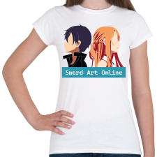 PRINTFASHION Sword Art Online - Női póló - Fehér női póló