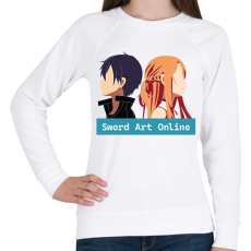PRINTFASHION Sword Art Online - Női pulóver - Fehér