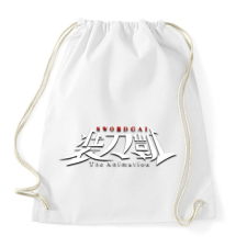 PRINTFASHION Sword gai the animation - Sportzsák, Tornazsák - Fehér tornazsák