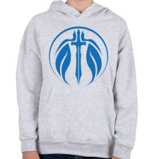 PRINTFASHION Sword - Gyerek kapucnis pulóver - Sport szürke gyerek pulóver, kardigán