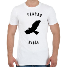 PRINTFASHION szabadmadár - Férfi póló - Fehér férfi póló